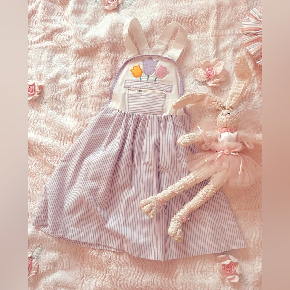 Vintage purple Easter dress